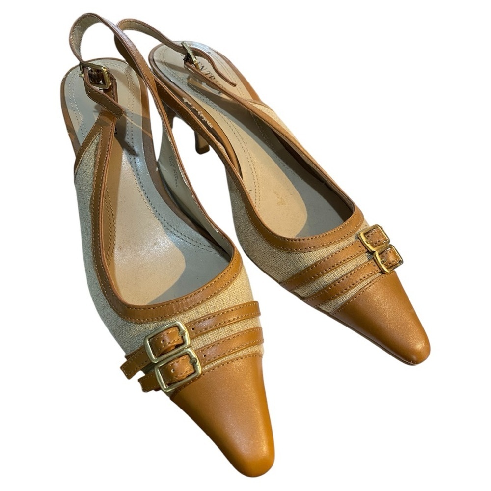 Size 8 Ellen Tracey Slingback 3 inch Heel - Picture 4 of 10